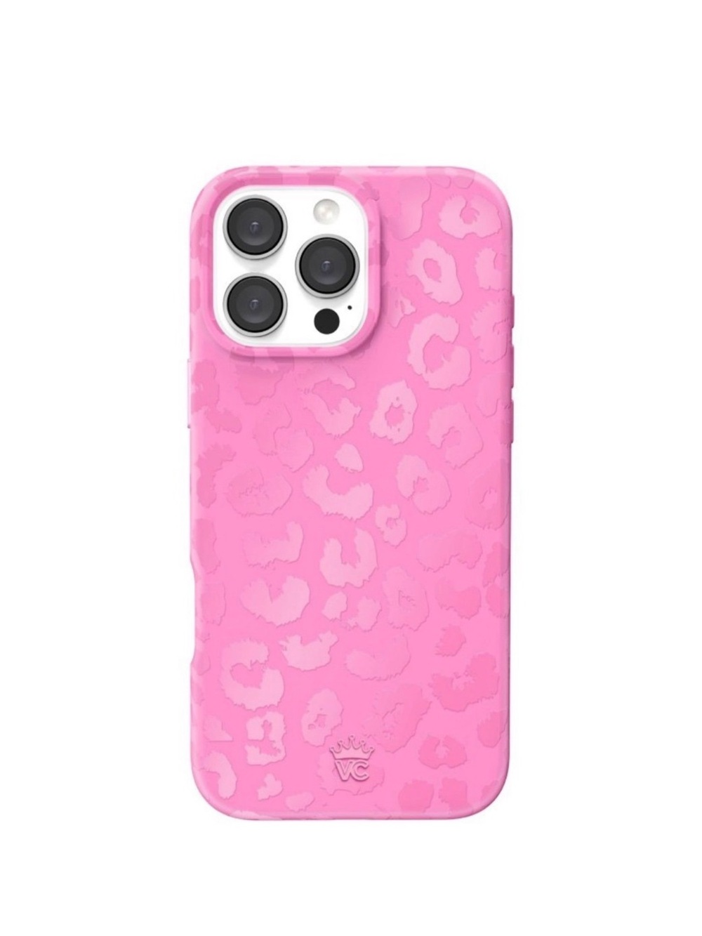 Velvet Caviar Pink Leopard iPhone Case - Hot Pink